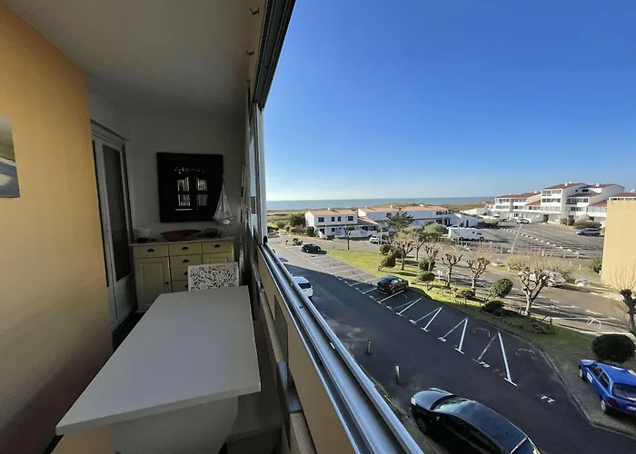 Appartement Spacieux 4 Pers, Balcon, Vue Mer, Proche Plage, Parking, Ménage Inclus - Fr-1-224c-116